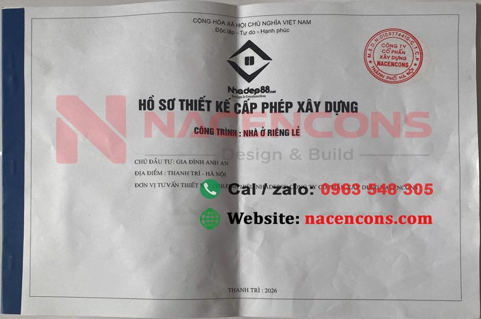 hồ sơ cấp phép xây dựng nacencons 4