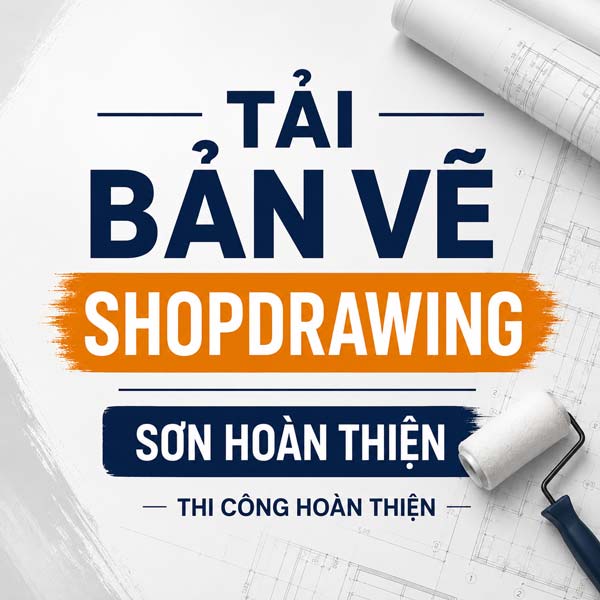 tải bản vẽ shop drawing sơn hoàn thiện tham khảo